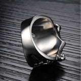 Titanium Cross Shield Templar Ring - Empire of the Gods