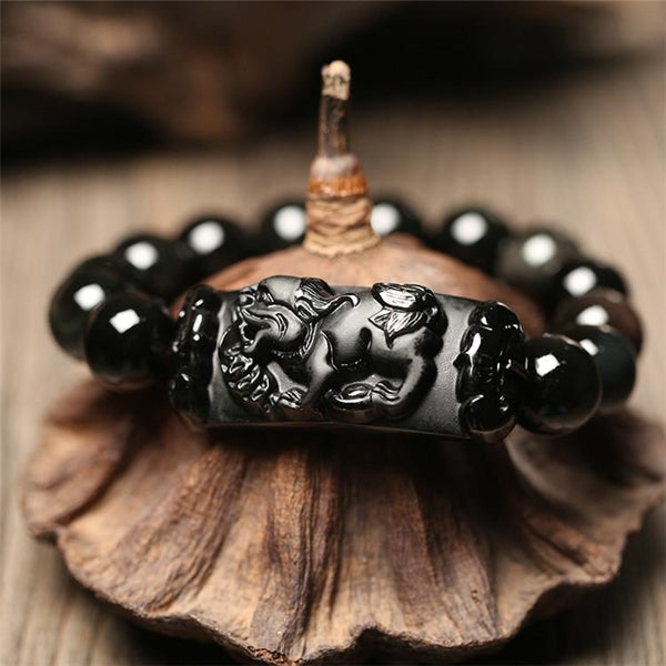 Black Obsidian Bracelet for wealth