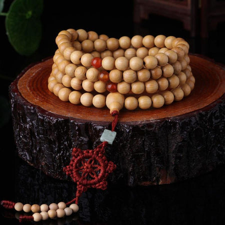 Ebony Tibetan Prayer Beads Bracelet