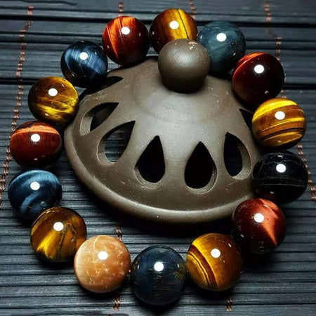 Handmade Obsidian & Tiger Eye Bracelets