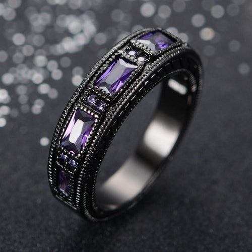 Elegant Amethyst Ring - Empire of the Gods