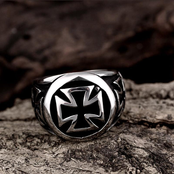 Templar Knight Cross Ring - Empire of the Gods