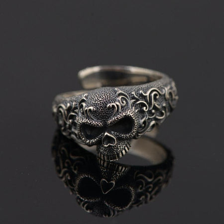 Skull with & Scorpion Ring