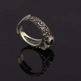 925 Sterling Silver Ancient Skull Ring - Empire of the Gods