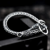 925 Sterling Silver Handmade Braided Chain Bracelet - Empire of the Gods