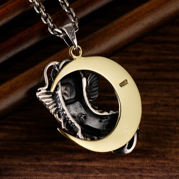 Crescent Moon Koi Pendant - Empire of the Gods