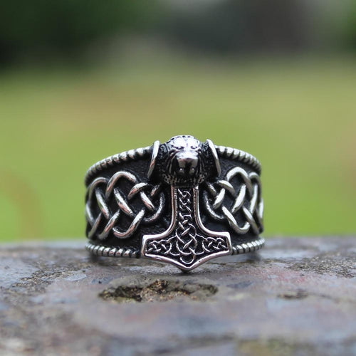 Bear Mjolnir Ring - Empire of the Gods