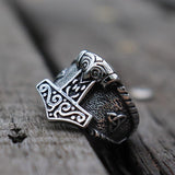 Owl Mjolnir Ring - Empire of the Gods